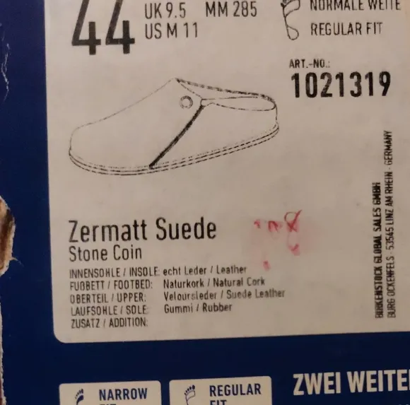 Birkenstock ZERMATT Suede Men's Stone Coin Clogs