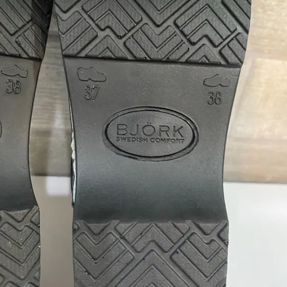 BJORK PRO ELSA-NWOB -Patent Leather Clogs-Navy Blue- Women's EU 37-US 6.5
