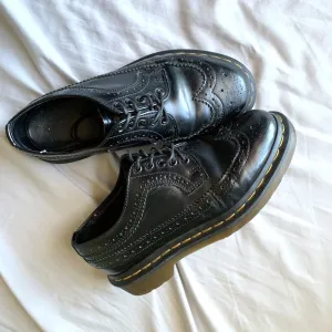 Black Wingtip Oxfords