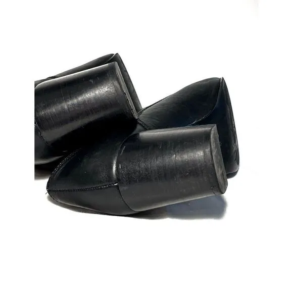 Black Mara Tie Oxford Pumps