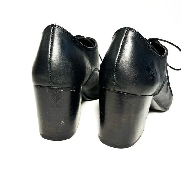 Black Mara Tie Oxford Pumps