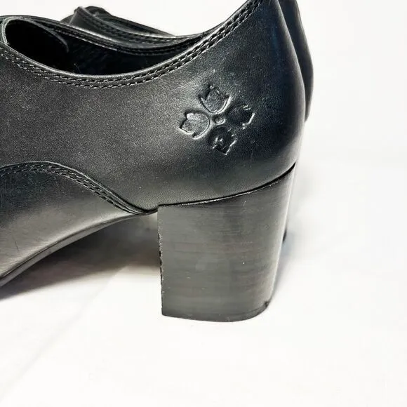 Black Mara Tie Oxford Pumps