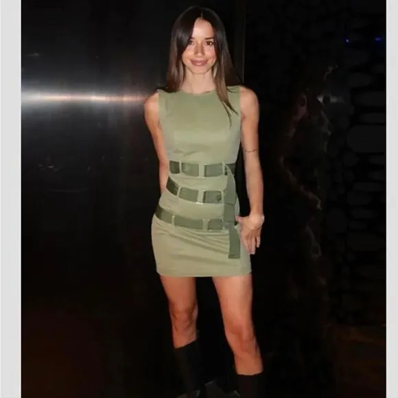 BLOGGERS FAV Zara BELTED WAXED DRESS