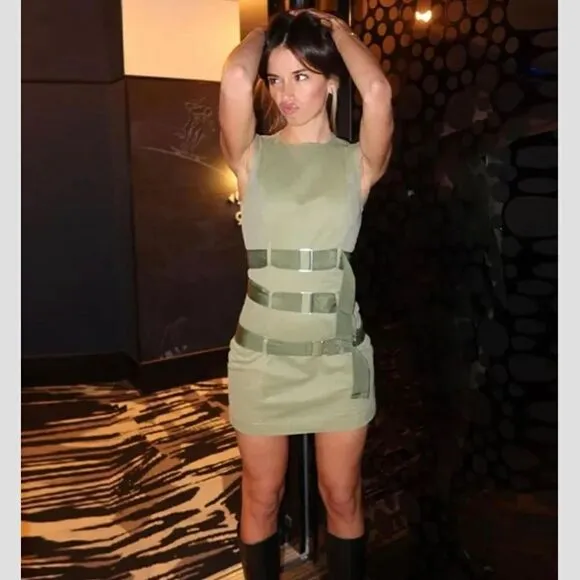 BLOGGERS FAV Zara BELTED WAXED DRESS