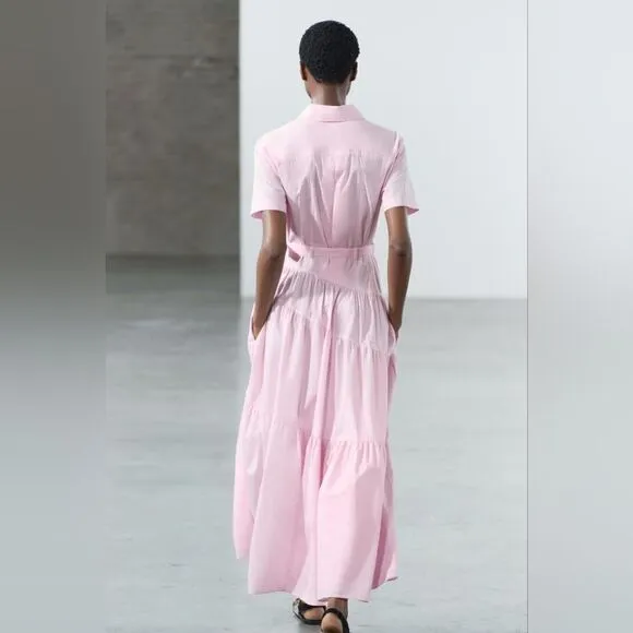 Bloggers fav zara COLLECTION POPLIN SHIRTDRESS