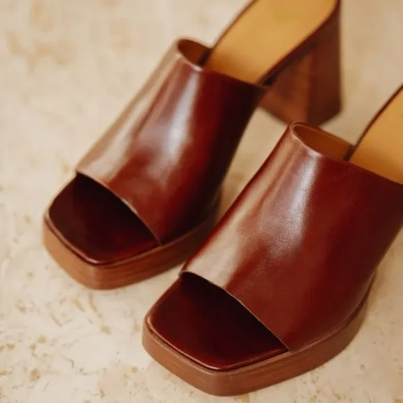 Bobbie’s Paris Renata block heels