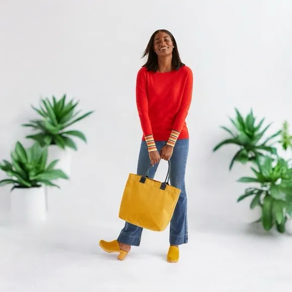 Boden Saffron Yellow Suede Claudette Clogs Size 39