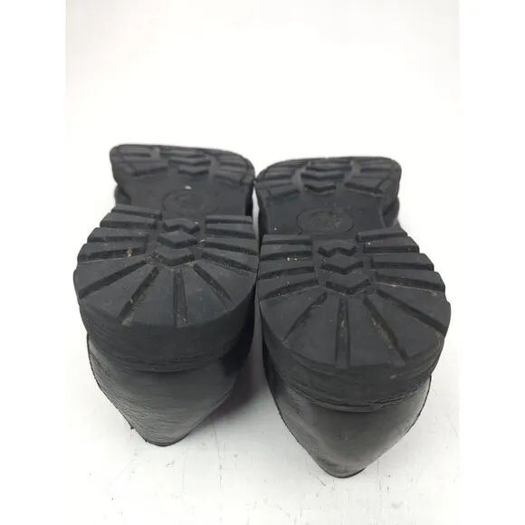 Born Mens Oxfords Shoes  Black Leather Lace Up Round Toe 13 M