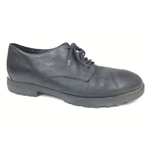 Born Mens Oxfords Shoes  Black Leather Lace Up Round Toe 13 M