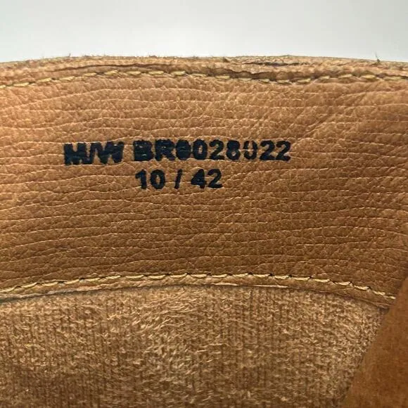 Born women's Banyan brown leather buckle strap comfort clogs size 10 (42)