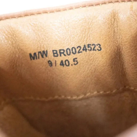 BORN Yucatan Women's Leather Brown Ginger Clogs Size 9