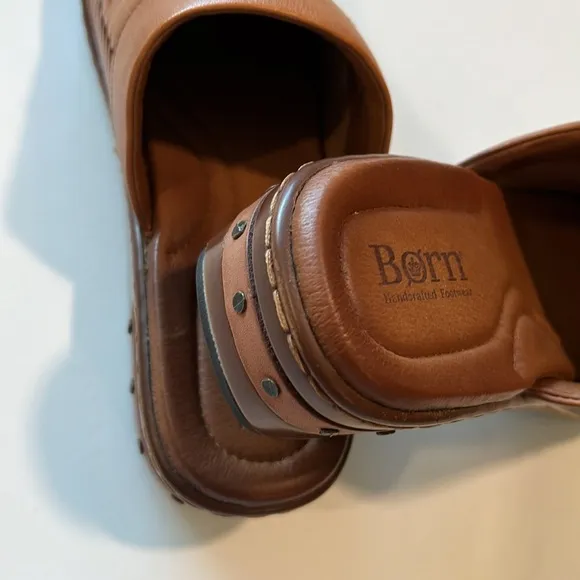 Born - Yucatán woven leather clogs, 8, natural