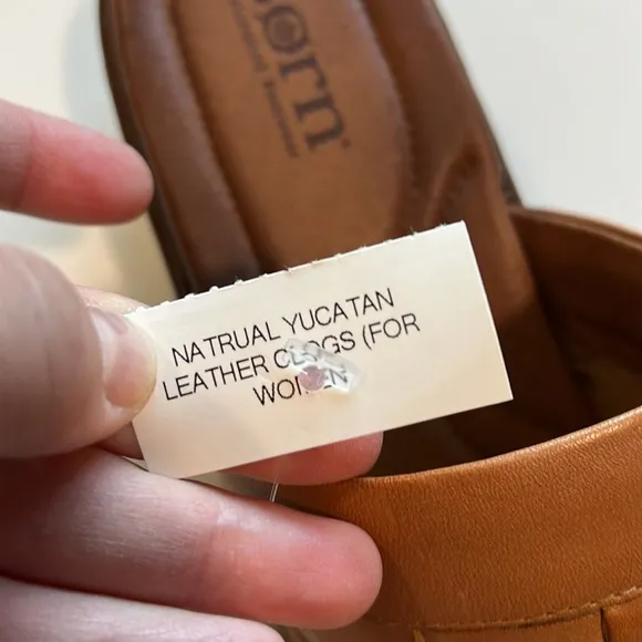 Born - Yucatán woven leather clogs, 8, natural