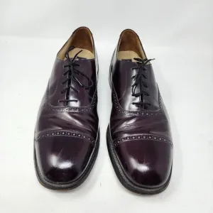 Bostonian Impression Mens 15 D/B Cap Toe Brogue Lace Up‎ Oxfords Brown 22028