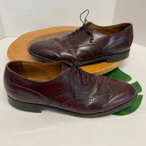 Bostonian Ox Blood Leather Wingtip Oxfords