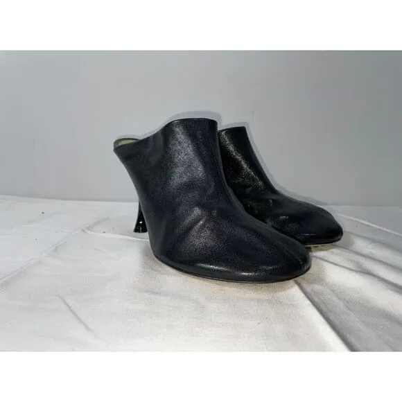 Bottega Veneta Dot Sock Mules in Black Leather