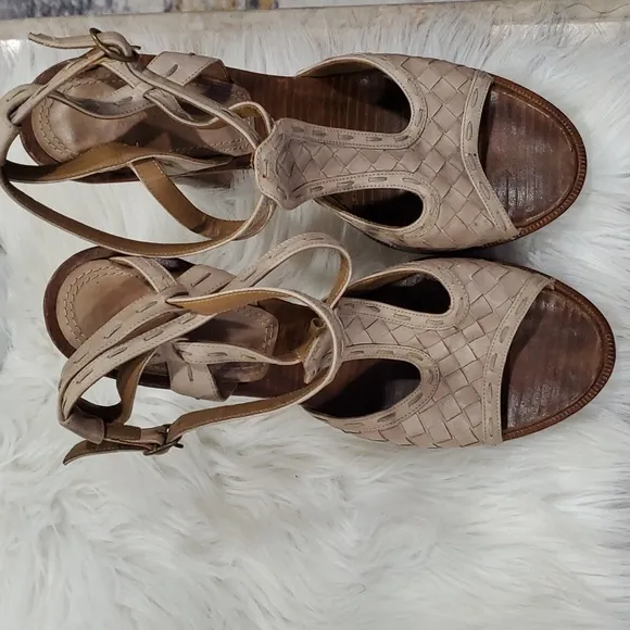 Bottega Veneta  platform slingback sandals heels shoe  size 39