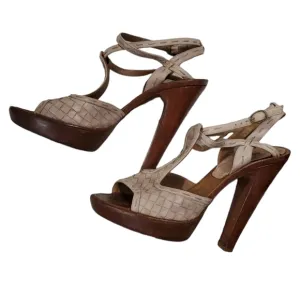 Bottega Veneta  platform slingback sandals heels shoe  size 39