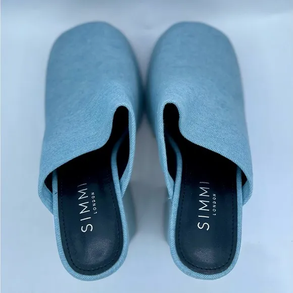 Brand New Denim Platform Heels Size 8