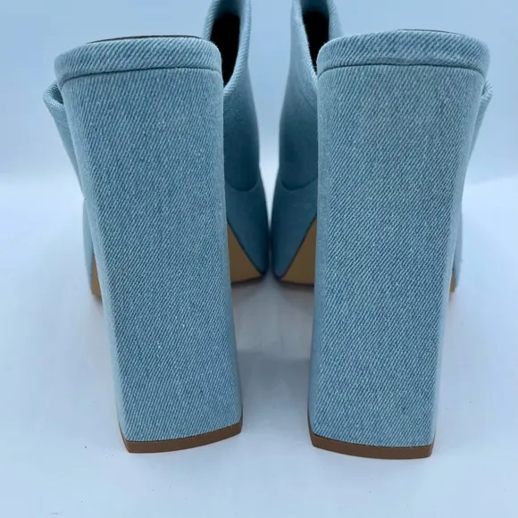 Brand New Denim Platform Heels Size 8