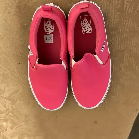 Brand new Kids Ashley Slip on Vans shoes