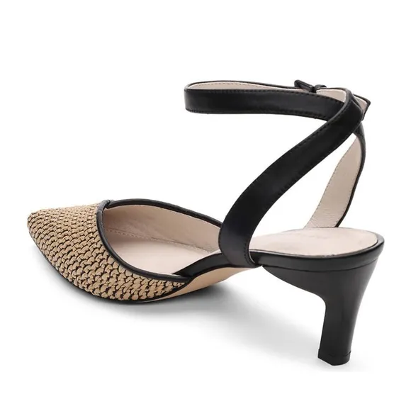 BRAND NEW SANCTUARY KITTEN HEEL