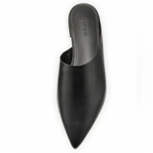 Brand new Vince Danna black flat mules size 7.5