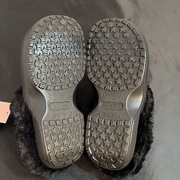 BRAND NEW JUICY COUTURE CORA CLOGS WITH GOLD DETAILS DESIGN LOGO