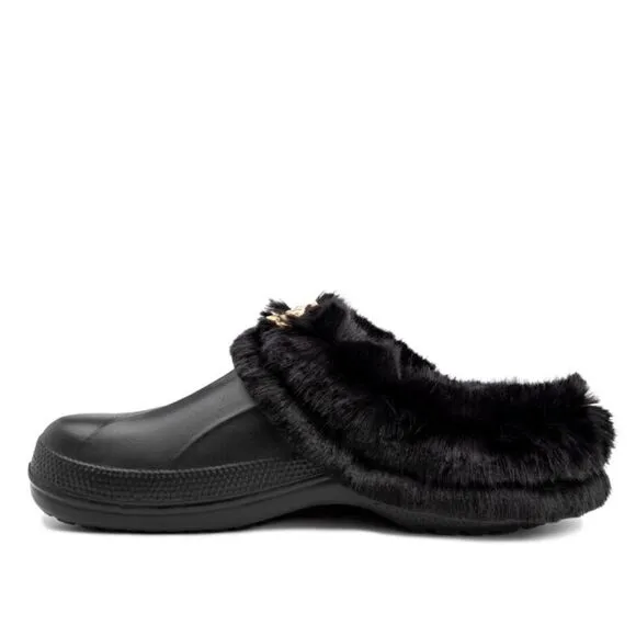 BRAND NEW JUICY COUTURE CORA CLOGS WITH GOLD DETAILS DESIGN LOGO