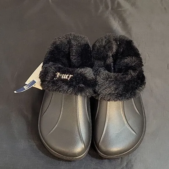 BRAND NEW JUICY COUTURE CORA CLOGS WITH GOLD DETAILS DESIGN LOGO
