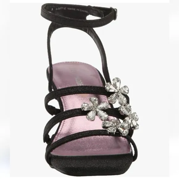 BRAND NEW STEVE MADDEN  LOTTIE HEELED (Little Kid/Big Kid) SANDAL