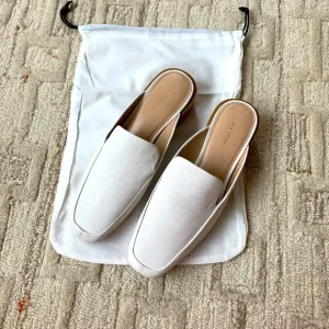 BrandNew Via Spiga Bibiane Stacked Heel Mules