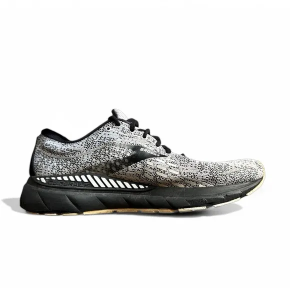 Brooks Adrenaline GTS 21 Running Shoes Men’s 10.5 White Black Lace Up