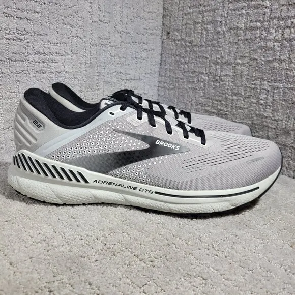 Brooks Adrenaline GTS 22 Men's Size 14D Gray Running Sneaker Shoes 1103661D012