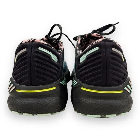 Brooks Adrenaline GTS 22 Running Shoes Black/Yucca/Flamingo Pink US Women 10
