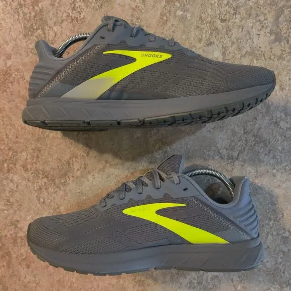 Brooks Anthem 5 Men's 9.5 Running Shoes Grey Nightlife Volt Cushion Neutral