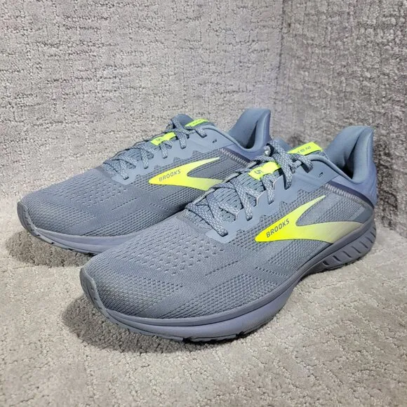 Brooks Anthem 5 Men's Size 13 US Grey Volt Running Sneaker Shoes 1103781D076