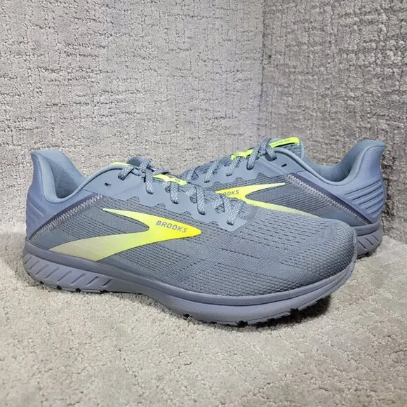 Brooks Anthem 5 Men's Size 13 US Grey Volt Running Sneaker Shoes 1103781D076