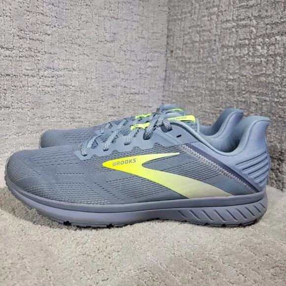 Brooks Anthem 5 Men's Size 13 US Grey Volt Running Sneaker Shoes 1103781D076