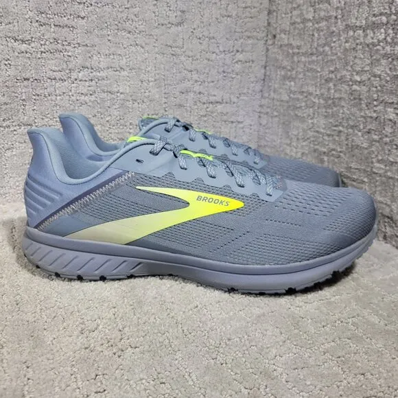 Brooks Anthem 5 Men's Size 13 US Grey Volt Running Sneaker Shoes 1103781D076