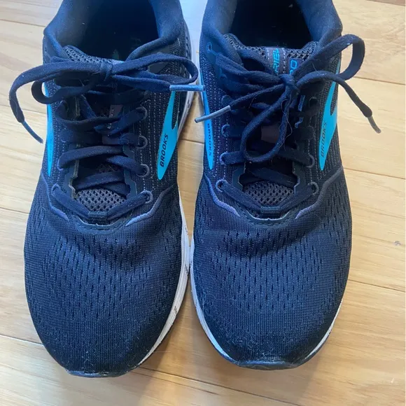 Brooks Ariel 20 Sneakers Womens Sz 9.5 B Black Running Shoes