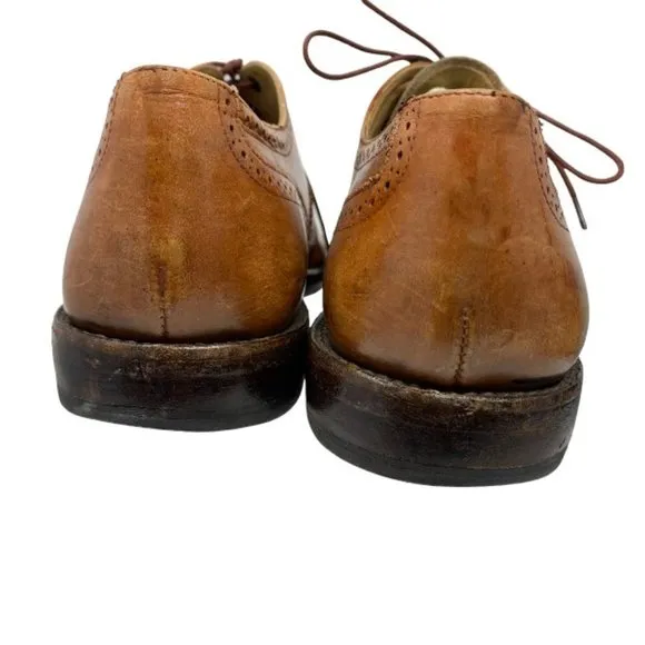 Brooks‎ Brothers 346 Walnut Leather Cap Toe Balmoral Oxfords
