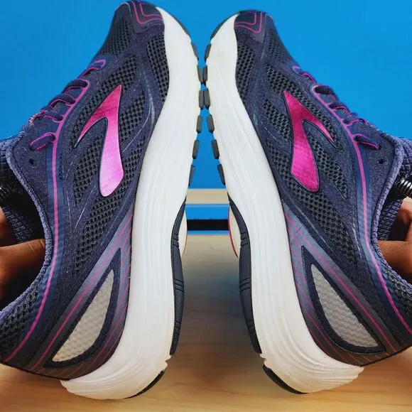 Brooks Dyad 9 Womens Size‎ 10 Blue Running Shoes Athletic Sneakers 1202231B442