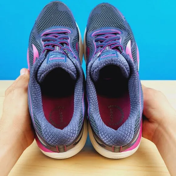 Brooks Dyad 9 Womens Size‎ 10 Blue Running Shoes Athletic Sneakers 1202231B442