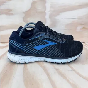 Brooks - Ghost 12 - Running Shoes - Black/Blue - Men's - 10 (D) - 1103161D058