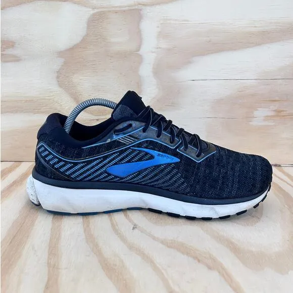 Brooks - Ghost 12 - Running Shoes - Black/Blue - Men's - 10 (D) - 1103161D058