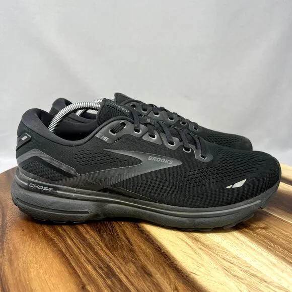 Brooks Ghost 15 Shoes Mens Size 11.5 D US Black Athletic Running Sneakers Shoes