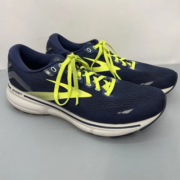 Brooks Ghost 15 Sneakers Shoes Athletic Running Training Blue Mens 8 D