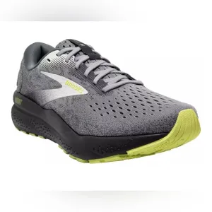 Brooks Ghost 16 in Grey/Lime tennis shoes sneakers Size Men’s 10