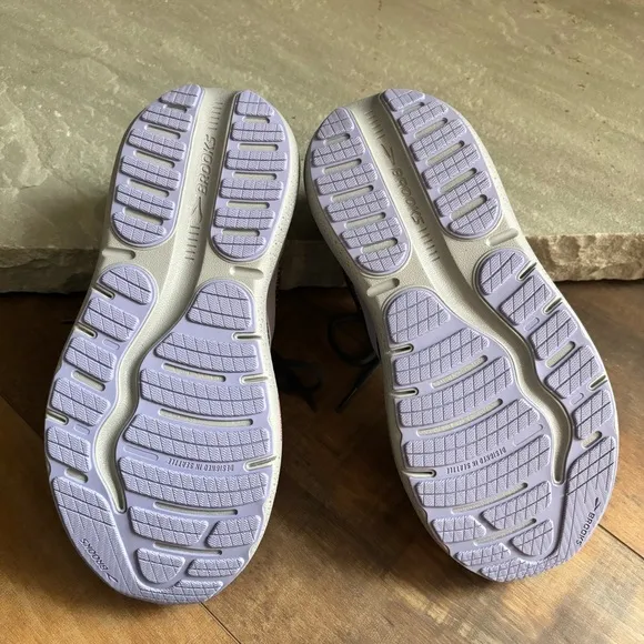 Brooks Ghost Max 2 Running Athletic Shoe Ebony/Sweet Lavender/Alloy Women’s Sz 7